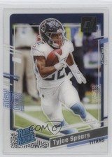 2023 Panini Clearly Donruss Rated Rookie Tyjae Spears #88 1eu9