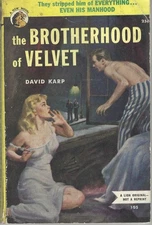 David Karp / The Brotherhood of Velvet 1st Edition 1952