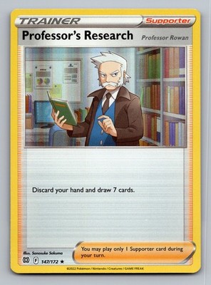 Professor's Research Holo Rare Holo SWSH09: Brilliant Stars 147/172 NM