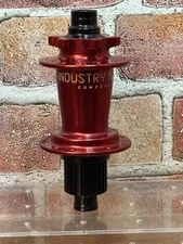 Industry Nine RR Hydra MTN Rear Hub 12x148mm 28 Hole Red Micro Spline