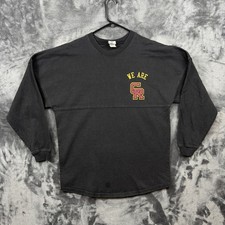 Varsity Spirit Jersey Long Sleeve Shirt Small Black We Are CR Graphic USA Made