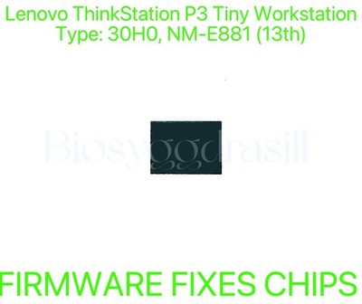 Lenovo ThinkStation P3 Tiny Workstation, FIRMWARE BIOS CHIP Type: 30H0, NM-E881