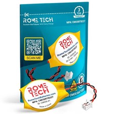 Rome Tech RTC CMOS Battery for Intel NUC 5PPYH, PlayStation PS2, PS3, 1-pack