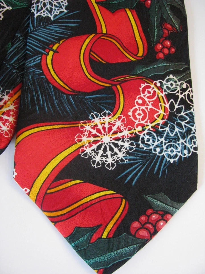 Rush Limbaugh Christmas Tie Vintage 90s Holiday No Boundaries - Image 4 of 4