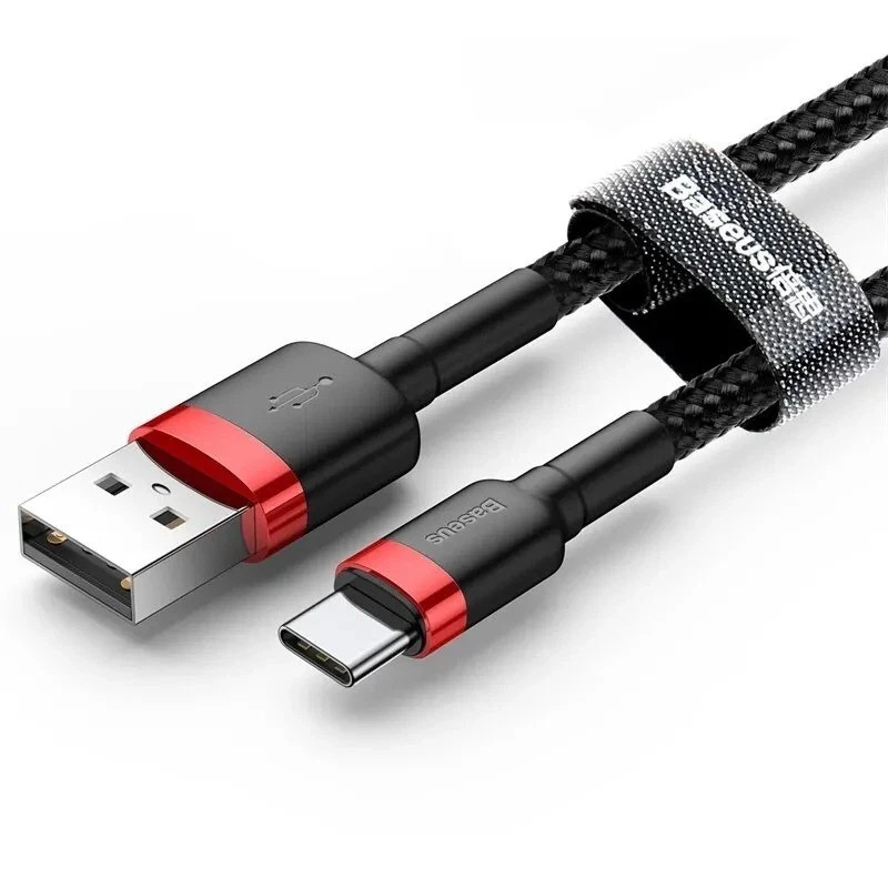 Baseus USB A to Type C Charger Cable 3A Fast Charging Data Cord Samsung iPhone15