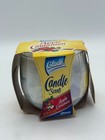 Vtg Glade Candle Scents Apple Cinnamon Candle in Decorative Jar New