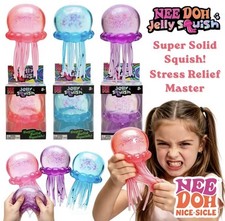 NeeDoh Jelly Squish Stress Toy Jellyfish Fidget Sensory Squeeze Toy Squishy Toy