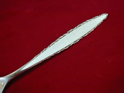 Vintage Lunt Lace Point Sterling 7 1/2” Fork 1965 Silver Solid Regular 925 - Foto 8 di 11
