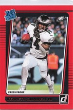 Kenneth Gainwell 2021 Donruss #267 Press Proof Red