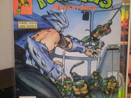 1988 ARCHIE TEENAGE MUTANT NINJA TURTLES ADVENTURES #1-3 MINI SERIES SET / Keys  - Picture 11 of 24