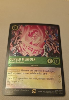 Cursed Merfolk - Ursula's Handiwork 7 Disney Lorcana Promo Cards Cold Foil