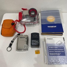Olympus Tough  1030 SW Silver Compact Digital Camera Tested Working Japan