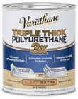 2 Pack Triple Thick Polyurethane Wood Finish, Satin, Qt. 284473
