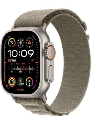 Apple Watch Ultra 2 49mm Titanium Olive Alpine Loop S - New and Unused