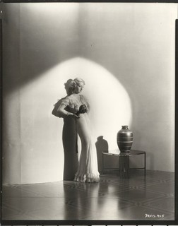 Bette Davis 1932 Art Deco Style Glamour Vintage Double Weight Photo Cabin Cotton