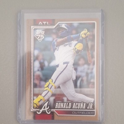 Topps 2026 Series 1 Ronald Acuña Jr. #50 Atlanta Braves Gold 379/2026