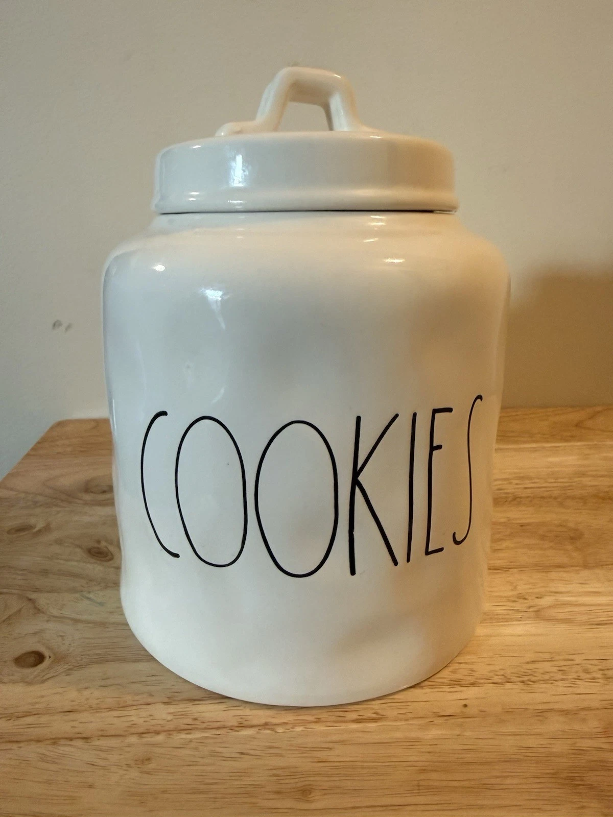 Rae Dunn Dimpled “cookies” Canister 8 Inch
