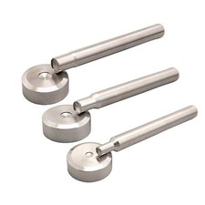High for performance rivet setting tool kit for double cap rivets on For leather