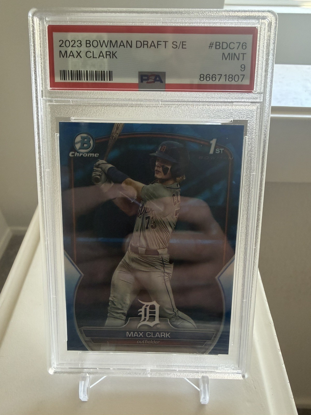 🔥2023 Bowman Chrome Draft Sapphire Edition - Max Clark #BDC-76 (RC)🔥