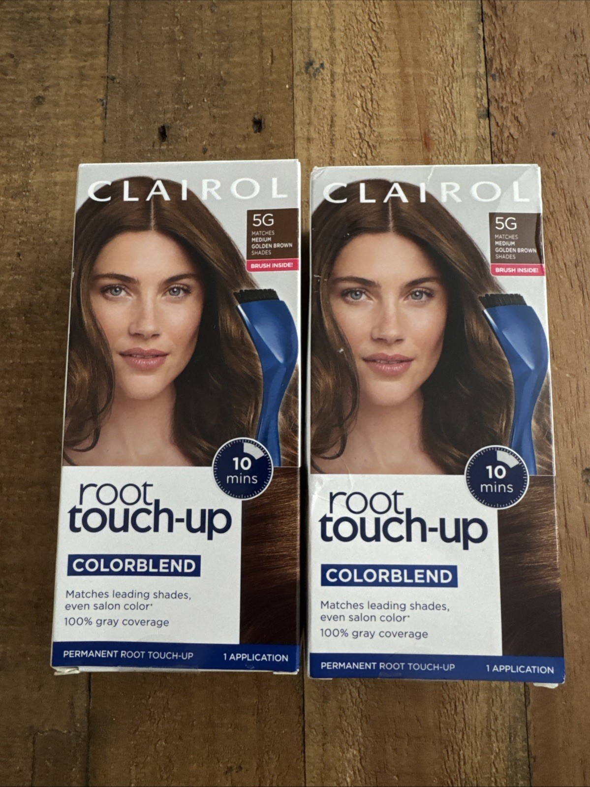 2 Pack Clairol Root Touch-Up Hair 5G Matches Medium Golden Brown Shades