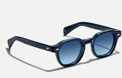 MOSCOT DOLT sunglasses. Navy With Blue Lens. 46 24-145. Comes With Case. NWT.