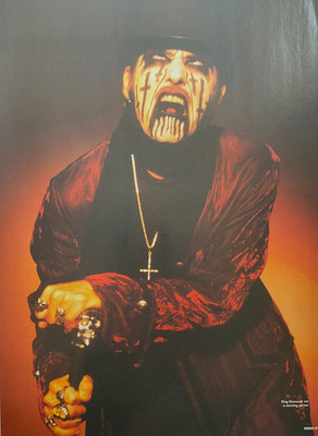 KING DIAMOND.. A4 Magazine Poster KERRANG Kgd d #