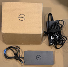 Dell D6000 Universal Docking Station USB 3.0 USB-C 4K W/ 130w Adapter