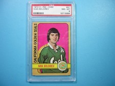 1972/73 O-PEE-CHEE HOCKEY CARD #41 IVAN BOLDIREV ROOKIE RC PSA 8 NMMT SHARP+ OPC