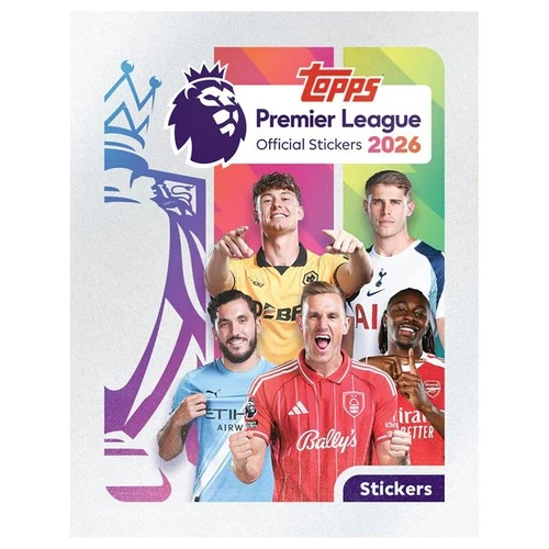 Topps Premier League 2026  |  20 x Sealed Packs | Official Sticker Packets