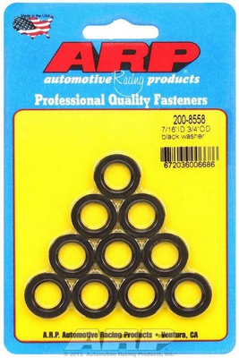 #ad #ad ARP Black Washers 7 16 ID x 3 4 OD 10 200 8558 $22.41