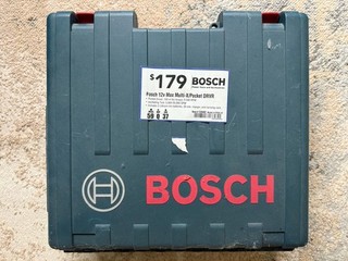 BOSCH 12v Max Multi X/Pocket Driver (NO BATTERIES AND ONLY ONE ATTACHMENT)