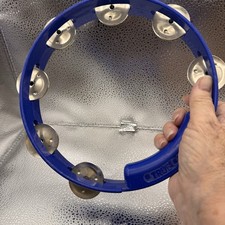 Musical 8 Inch Seven Pad Cobalt Blue True Colors Tambourine