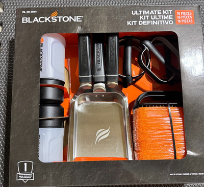 Blackstone Ultimate Griddle Kit 16 Piece BBQ Grill Accessories Tool Set NEW