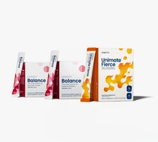 NEW Unicity Unimate Fierce Flavor 30 Pkt & Balance Mixed Berry 60 Pkt