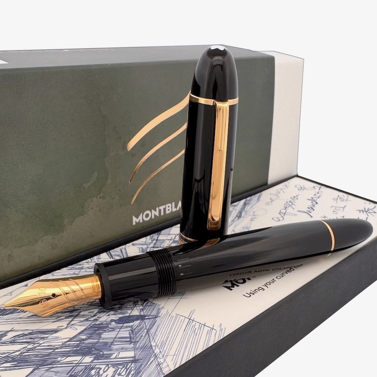 MONTBLANC Meisterstuck 149 Calligraphy Curved NIB - Fountain Pen