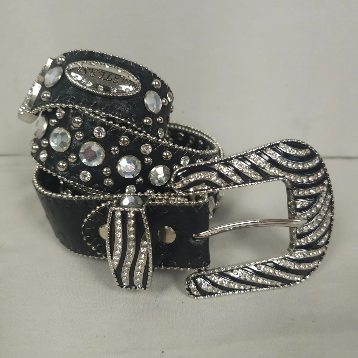 Atlas Black Belts for Women for sale | eBay display picture 3