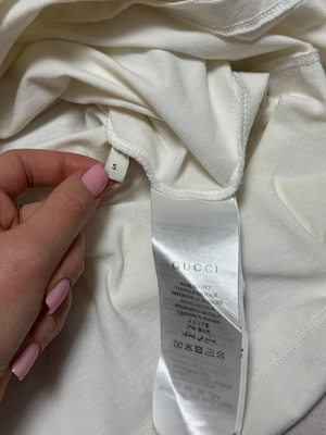 Gucci Rabbit Bunny Embroidered T-Shirt White color size S | eBay