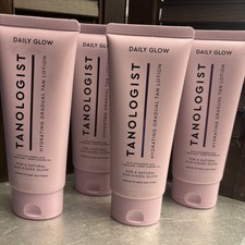 4 Pack Tanologist Med/Dark Daily Glow Hydrating Tanning Lotion - 3.38oz