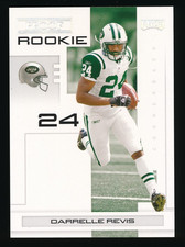 2007 Donruss Playoff #140 Darrelle Revis Rookie Card Silver Proof /50 NY Jets. rookie card picture