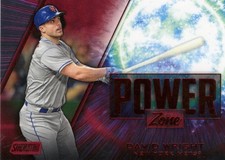 2020 Topps Stadium Club #PZ-21 David Wright Power Zone Red Parallel, N.Y. Mets