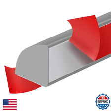 Flexible Quarter Round Molding Peel and Stick Rubber Quarter Round Trim Molding