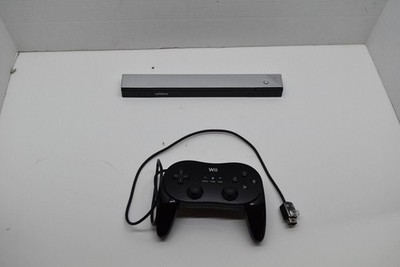 Nintendo Wii Classic Controller Pro Black RVL-005(-02)  sensor bar 9595