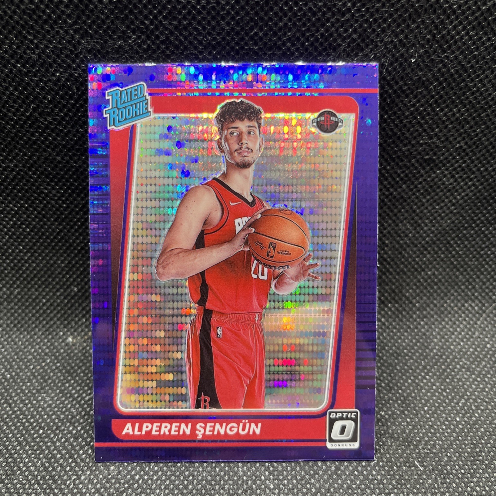 2021-22 Panini Donruss Optic Purple Pulsar Alperen Sengun RC #169 Houston (C)