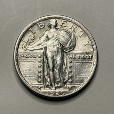 1920 U.S. Standing Liberty Quarter Collectible AU  Details - 71064