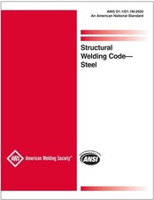 AWS D1.1/D1.1M:2020 - 24th Edition, 2020 STRUCTURAL WELDING CODE - 9781643220871