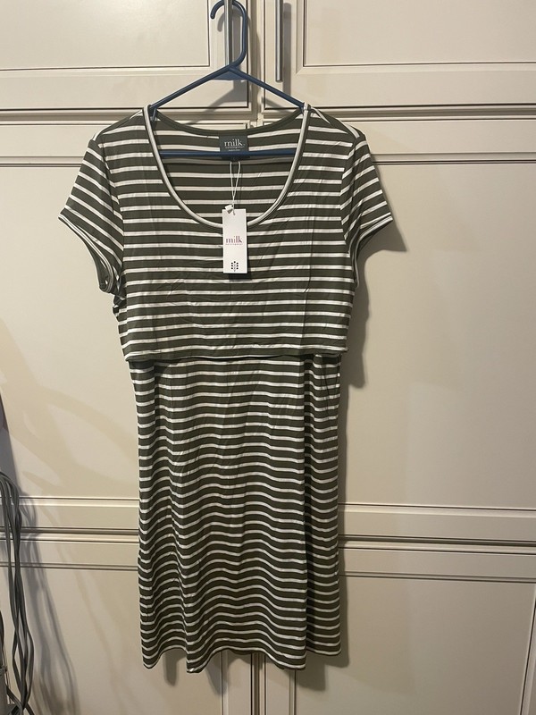Ladies Milk Nursingwear Nursing Dress Size Large NWT