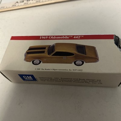 1969 Oldsmobile 442 ~ 2001 Readers Digest ~ 1/64 GM Diecast with Box