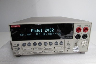 Keithley 2002 High-Performance, 8-1/2-Digit DMM w/ 8k Memory