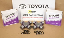 2005-2015 Toyota Tacoma 4x4 Front Driveline Greaseable U Joints (2ea) Spicer