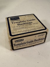 Craftsman Router Template Guide Bushings 3-Piece Set 9-25069 Vintage Sears Box
